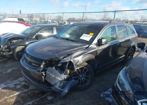 2018 Dodge Journey Se from USA, damaged, VIN 3C4PDCAB2JT195785